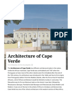 Cape Verde Architecture Styles from Portuguese Colonial Era