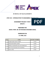 Atw 124 - Introduction To Managerial Pyschology Group Assignment (Group 2)