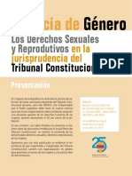 Los Derecho Sexuales y Reproductivos en La Jurisprudencia en El TC