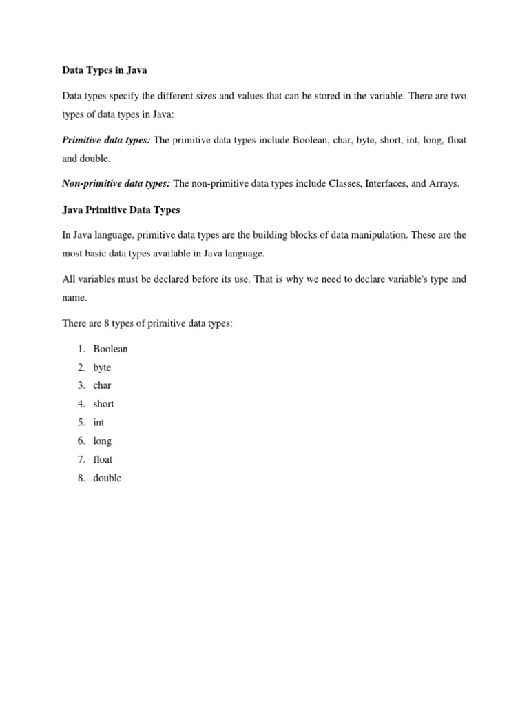 Chapter 2 data types in java pdf programming constructor object