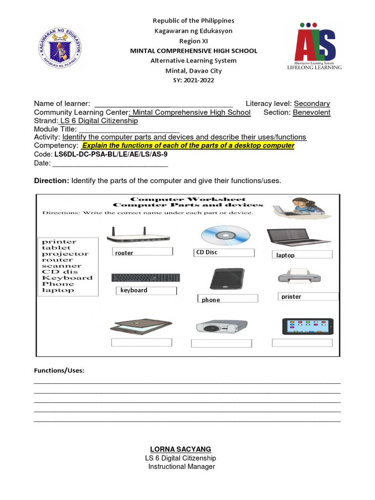 LS6 Digital Citizenship Module Overview | PDF | Educational Technology ...