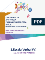 Aptitudes y Psicomotricidad para Niños