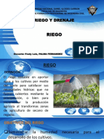 Riego agrícola: definición, objetivos, fuentes de agua y estructuras