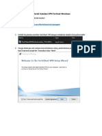 Tutorial Instalasi FortiClient VPN Windows