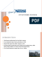 Nestle Inventry System