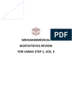MEHLMANMEDICAL - Biostatistics Review