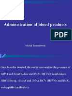 Administration of Blood Products