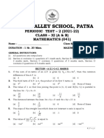 CL 11 - PT2 - Maths - 2021-22