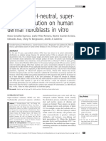 Effects of pH-neutral super-oxidised solution on human dermal fibroblasts
