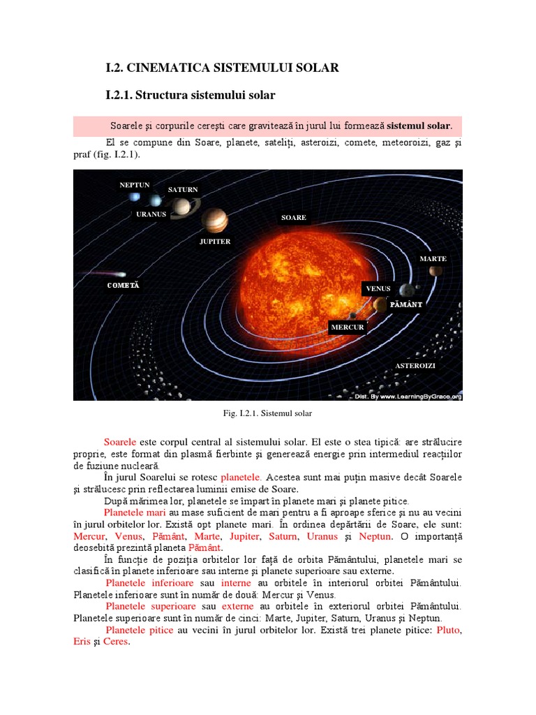 Astro2 Sistemul Solar | PDF