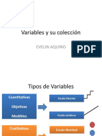 Variables y Colección de Datos EVELIN Actualizado