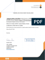 Certificado de Traducción Paulo Andres Valdivieso Bermeo