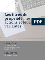 Les Titres de Propriété (Rapport)