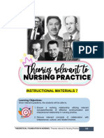 Theories Relevant To Nursing Practice