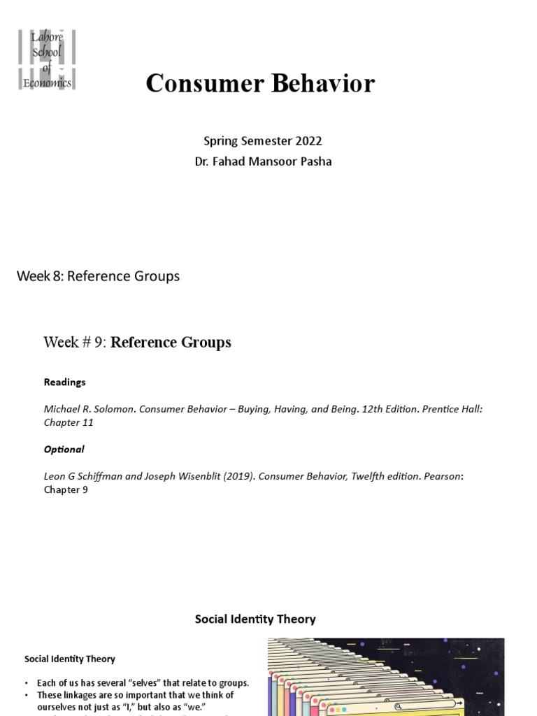 Understanding Reference Groups in Consumer Behavior | PDF