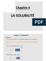 Cours Solubilité