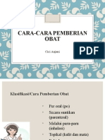 SAP Cara-Cara Pemberian Obat