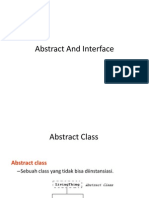 Abstrac and Interface