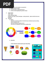 Grade 2 MAPEH Arts: Lines & Shapes Worksheets | PDF | Shape | Drawing