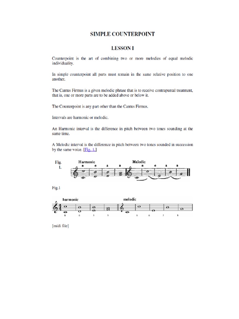 Music Theory 1 | PDF