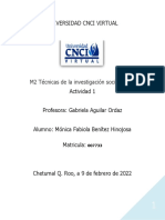 Actividad 1 Técnicas de La Investigación