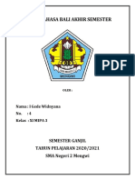 TUGAS AKHIR BAHASA BALI - I Gede Widnyana - 04 - XI MIPA 3