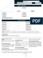 Iclass Student Enrollment Form