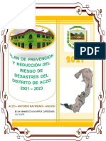 10125 Plan de Prevencion y Reduccion Del Riesgo de Desastres Del Distrito de Aczo 2021 2023.PDF