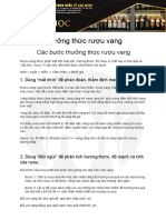 Buổi 2 Thưởng thức rượu vang