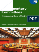 Parliamentary Committees: Importance and Functioning