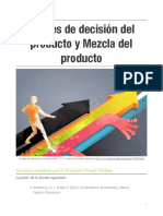 Niveles de decisión del producto y Mezcla del producto 