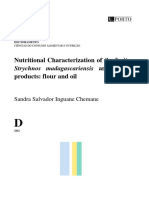 Nutritional Characterization of The Fruit Products: Flour and Oil