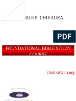 Foundational Bible Study Course