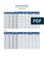 Exercicios de Altimetria