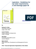 FAO 56 1998 Crop Evapotranspiration