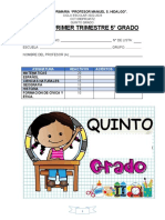 Examen primaria quinto grado