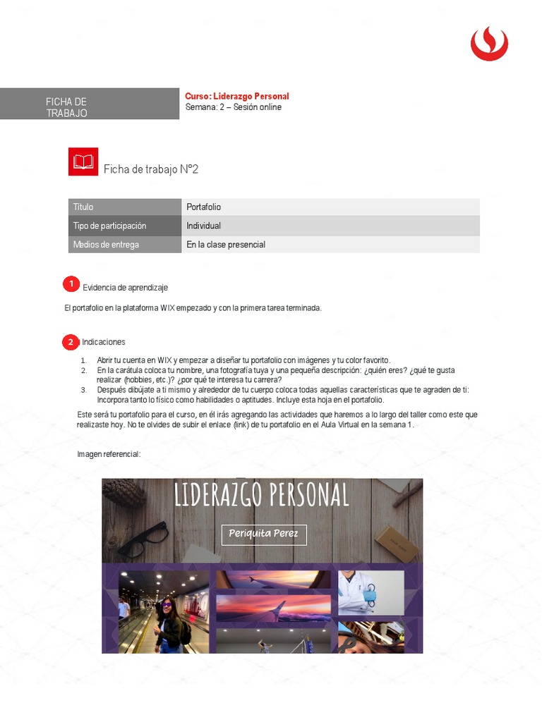 Ficha 2 Liderazgo PDF | PDF | Crecimiento personal y profesional
