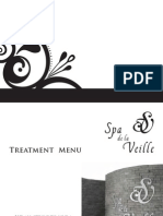 Spa Treatment Menu