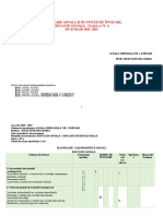 Planificare Ed. Socială Clasa A 6 A 2022-2023