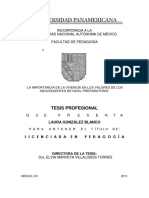 Tesis Profesional: Incorporada A La Universidad Nacional Autónoma de México Facultad de Pedagogía