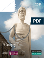 Philosophy Prospectus Undergraduate 2023
