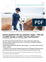 Kittel Skeptisk Till Nya Skärpta Regler: "Ett Väl Inställt Kandar Orsakar Inga Tryckskador" - SVT Sport