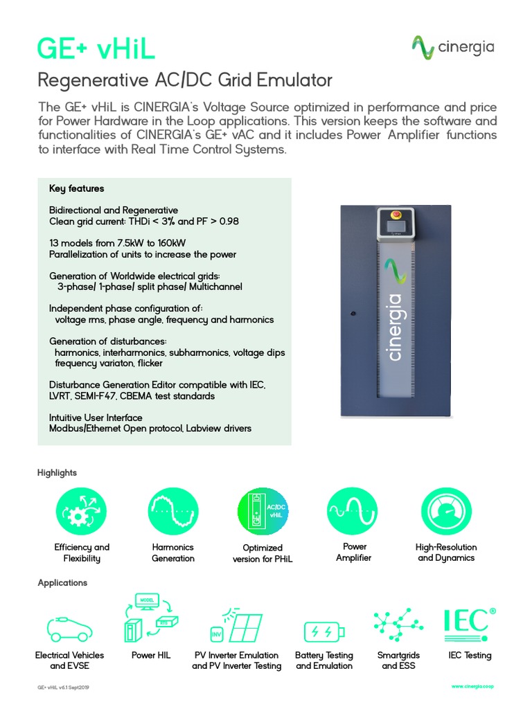 GE vHiL v6.1 | PDF | Power Inverter | Alternating Current