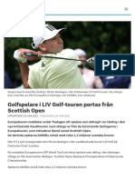 Golfspelare I LIV Golf-Touren Portas Från Scottish Open - SVT Sport