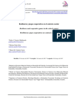 Resiliencia y Juegos Cooperativos en El Contexto Escolar