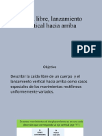 Caída Libre y Lanzamiento Vertical Hacia Arriba