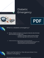 Diabetic Emergency