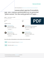 Some Mediterranean Plant Species Lavandula SPP and