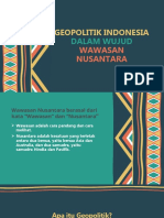 Geopolitik Indonesia Dalam Wujud Wawasan Nusantara