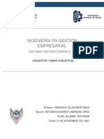 Crecimiento y desarrollo económico: conceptos y mapa conceptual